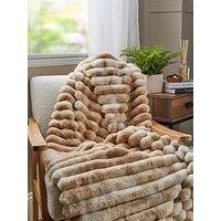 The Very Collection Marled Rib Throw