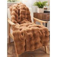 Michelle Keegan Home Tianna Faux Fur Throw 152X127Cm