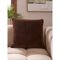 Michelle Keegan Home Faux Fur Cut Stripe Cushion