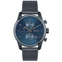 Boss Gents Boss Skymaster Stainless Steel Mesh Bracelet Watch