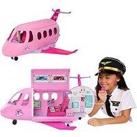 Barbie Dream Plane Playset With Sounds, Microphone & 14 Travel Accessories