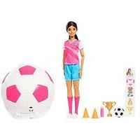 Barbie Team Barbie Roll & Reveal Soccer Player Doll With 8 Sports-Themed Surprises