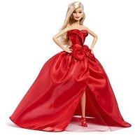 Barbie 2026 Holiday Barbie Fashion Doll With Red Gown, Doll Stand & Certificate Of Authenticity
