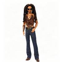 Barbie Lenny Kravitz Kenbassadors & Barbie Signature Collectible Doll In Mesh Tank And Boot-Cut Jeans Outfit