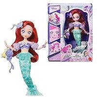 Disney Princess Collector Ariel Manga Doll With Flounder Charm, Fashion Accessories And 11 Points Of Articulation