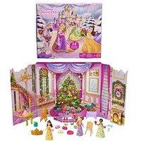 Disney Princess Advent Calendar With 24 Surprises, 3 Dolls, Character Friends, Fashions And Accessories