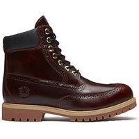Timberland Premium 6 Inch Lace Up Waterproof Boot - Red
