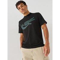 Lacoste Mid Weight Croc Script T-Shirt - Black