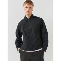Lacoste Mens Lightweight Lined Zip-Through Jacket - Black