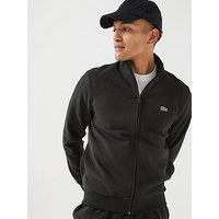 Lacoste Brushed Fleece Full Zip Sweat - Black