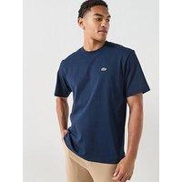 Lacoste Relaxed Fit Heavy Weight T-Shirt - Navy