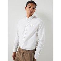 Lacoste Long Sleeve Oxford Shirt - White