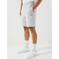 Lacoste Brushed Fleece Jersey Shorts - Light Grey