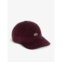Lacoste Corduroy Cap - Red