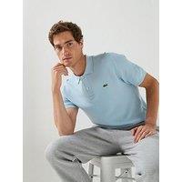 Lacoste Short Sleeved Knitted Polo - Light Blue