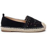 Hotter Sundaze Lightweight Espadrille - Black