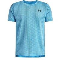 Under Armour Boys' Tech Vent Jacquard Short Sleeve Training T-Shirt - Fresco Blue