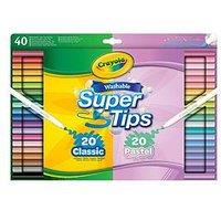 Crayola 40Ct Supertips Featuring Pastels