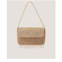 Monsoon Fern Tassel Baguette Bag
