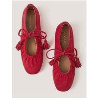 Monsoon Blair Ballet Pump - Red