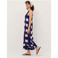 Monsoon Halia Artisanal Tie-Dye Jumpsuit - Navy Blue
