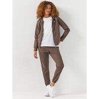 Under Armour Womens Training Rival Knit Tracksuit - Brown