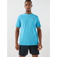 Under Armour Mens Training Tech Vent Jacquard T-Shirt - Sonar Blue/Black