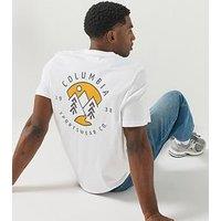 Columbia Mens Csc Outdoor Back Graphic T-Shirt - White