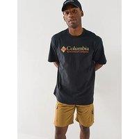 Columbia Mens Csc Heavyweight Logo T-Shirt - Black