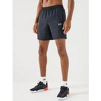 Under Armour Men'S Tech Utility Shorts - Black / Fresco Blue