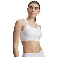 Under Armour Womens High-Impact Adjustable Straps Racerback Sports Bra - White