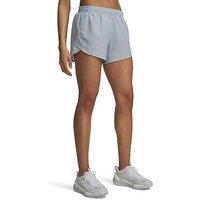 Under Armour Women'S Fly By 3 Inch Short - Blue Fog / Reflective