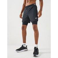 Under Armour Mens Training Vanish Woven Short 2.0 2-In-1 - Black