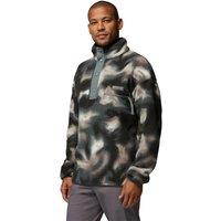 Columbia Mens Helvetia Ii Printed Half-Snap Sherpa Fleece - Green