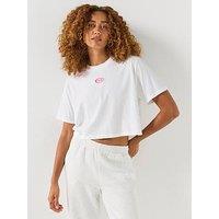 Under Armour Women'S Cropped Training T-Shirt - White