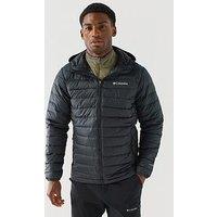 Columbia Men'S Powder Lite Ii Hooded Insulated Jacket - Black