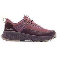 Columbia Womens Tellurix Waterproof Grippy Lug Lace-Up Hiking Shoes - Purple