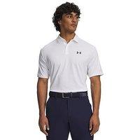 Under Armour Men'S Matchplay Polo - White / Pitch Gray