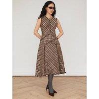 Jovonna London Adelina Dress - Brown