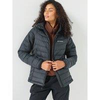 Columbia Womens Hooded Padded Zip Pocket Jacket - Black