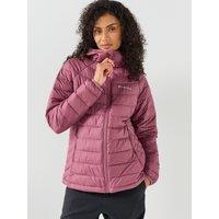 Columbia Womens Omni Heat Thermal Insulated Hooded Jacket - Purple