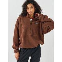 Columbia Womens Timber Meadow 1/2 Zip Fleece - Brown