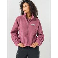 Columbia Womens Timber Meadow Half Zip Funnel Neck Fleece - Purple
