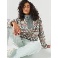 Columbia Columbia Womens Sequoia Grove Ii Printed Half Zip Fleece - Green
