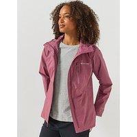 Columbia Womens Pouring Adventure Iii Waterproof Jacket - Purple
