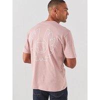 Belstaff Border Large Back Logo T-Shirt - Pink