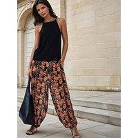 Religion Floral Prime Print Balloon Helena Trousers - Orange