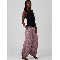 Religion Dot Blend Print Ashes Balloon Helena Trousers - Pink