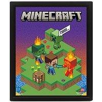 Minecraft (Switching Terrain) Lenticular Poster Flip