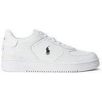 Polo Ralph Lauren Masters Court Leather Trainer - White